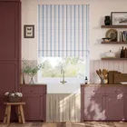Regatta Stripe Blue & Red Roman Blind