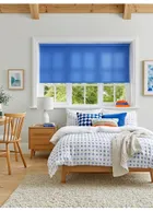 Gentian Blue Daylight Roller Blind