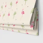 Sara Miller Flamingo Cream Motorised Blinds Uk