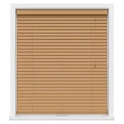 Toasted Oak Real Wood Motorised Uk - Motorised Blinds