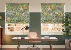 Barbados Lush Green - Twist&fit Roman Blind