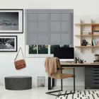 Ribbon Solar Pewter No Drill Roller Blind