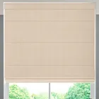 Jamie Jacquard Made To Measure Roman Blind Mushroom