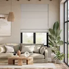 Alma Linen Warm Grey Roman Blind