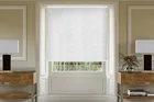 Grace White - Shadow Pattern Roller Blind