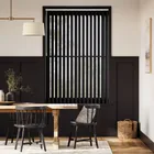 Rigid Pvc Tokyo Midnight Blackout Vertical Blind