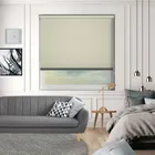 Bedtime Hessian Anthracite Bottom Bar Roller Blind