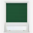 Supreme Blackout Forest Green & White Double Roller Blind