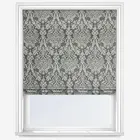 Classic Damask Charcoal Roman Blind