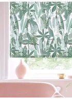 Junglist Mint Floral Roller Blind