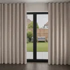Santiago Oyster Wave Curtain Blinds Uk