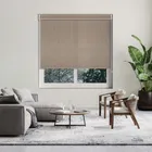 Linen Truffle Pelmet Roller Blind