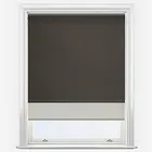 Optima Blackout Brown & Natural Double Roller Blind