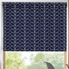 Orla Kiely Linear Stem Translucent Made To Measure Roller Blind Navy Whale