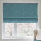 Ante Decor Chelsea Chenille Made To Measure Roman Blind Ocean