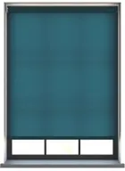 Burst Ocean Green Roller Blind
