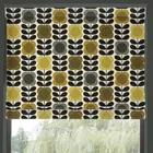 Orla Kiely Spot Flower Stem Made To Measure Roman Blind Yellow Grey
