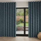 Laura Ashley Musica Velvet Spruce Wave Curtain Blinds Uk