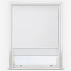 Supreme Blackout White & Sunvue White Double Roller Blind
