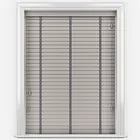 Hikari Bamboo Brushed Cloud With Dark Grey Tapes Wooden Venetian Blind