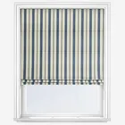 Seaton Stripe Navy Roman Blind