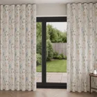 Laura Ashley Wild Meadow Coral Pink Wave Curtain Blinds Uk