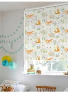 Spring Woodland Natural Childrens Roller Blind