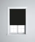 Darktex Fr Black 3m 230v Relay Operated Electric Roller Blinds