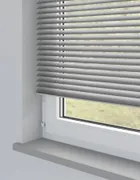 Frosted Silver Metal Venetian Blind