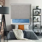 Ami Steel Grey Cordless Roller Blind