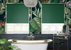 Trinity (blackout) Tropics - Roller Blind