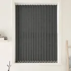 Metz Black (moisture Resistant) Bathroom Vertical Blinds