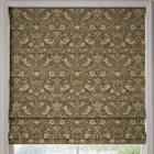 William Morris Strawberry Thief Velvet Made To Measure Roman Blind Flint