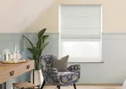 Akoya Faux Silk Lustre Pure Silver - Roman Blind
