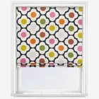 Orla Kiely Spot Flower Ditsy Red Multi Roman Blind