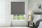 Linosa Steel - Velour Roman Blind