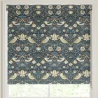 William Morris Strawberry Thief Translucent Made To Measure Roller Blind Indigo