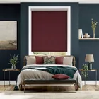 Choices Paleo Linen Ruby Red Roller Blind