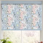 Cath Kidston Power To The Peaceful Made To Measure Roller Blind Pink Blue