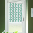 Wave Teal Perfect Fit Roller Blinds