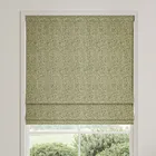 William Morris Bird And Anemone Woven Made To Measure Roman Blind Moss