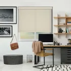 Luxe Vanilla No Drill Roller Blind