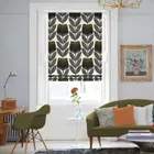 Rosebud Moss Roman Blinds