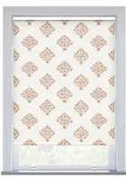 Jl X Sanderson Ottoman Flowers Paprika Roller Blind