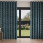 Laura Ashley Musica Print Spruce Wave Curtain Blinds Uk