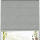 Florence Velvet Made To Measure Roman Blind Silver