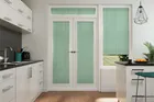 Precision Powder Green - 25mm Slat Venetian Perfect Fit Blind