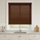 Walnut Metal Venetian Blind
