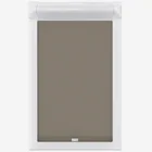 Deluxe Plain Mushroom Perfect Fit Roller Blind