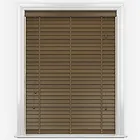 Designer Burnished Oak With Tapes Wooden Venetian Blind